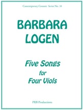 Five Songs Viol Quartet cover